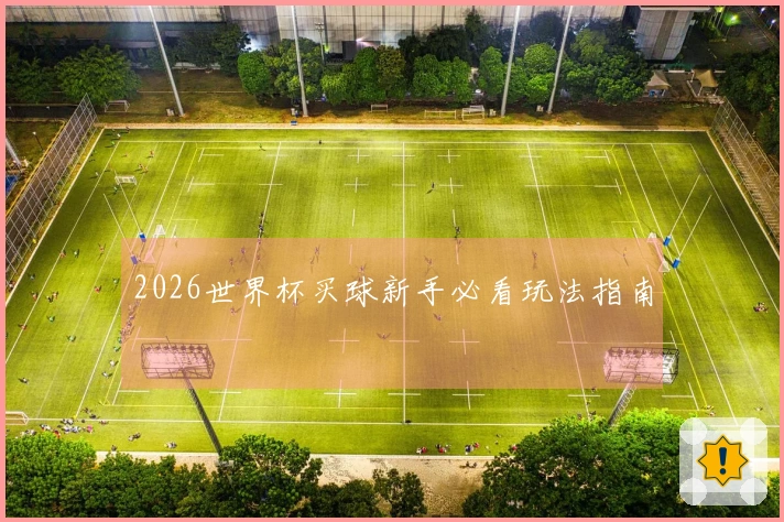 2026世界杯买球新手必看玩法指南